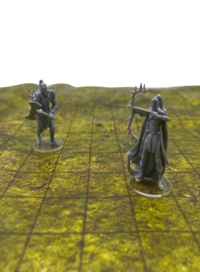 Futhark 1-inch Round Acrylic DND Miniature Base (30 Pieces), Transparent DND Mini Bases for D&D / Dungeons & Dragons, Warhammer and Other RPG Miniatures, DND Character Accessories - Image 4